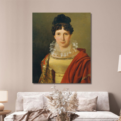 Catharina Baronessa Von Koudelka Ferdinand Georg Waldmüller fgw18 quadro stampato su tela