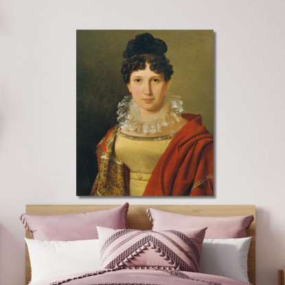 Catharina Baronessa Von Koudelka Ferdinand Georg Waldmüller fgw18 quadro stampato su tela