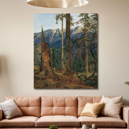 Il Massiccio Dell'Höllengebirge Presso Ischl Ferdinand Georg Waldmüller fgw26 quadro stampato su tela