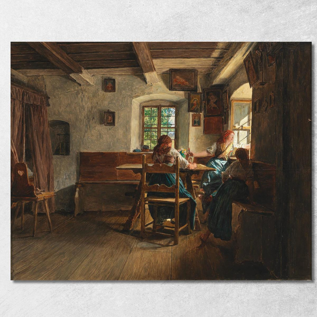 L'Addio Ferdinand Georg Waldmüller fgw28 quadro stampato su tela