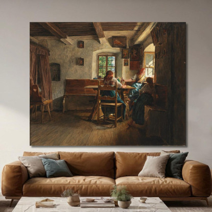 L'Addio Ferdinand Georg Waldmüller fgw28 quadro stampato su tela