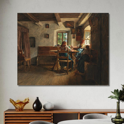 L'Addio Ferdinand Georg Waldmüller fgw28 quadro stampato su tela