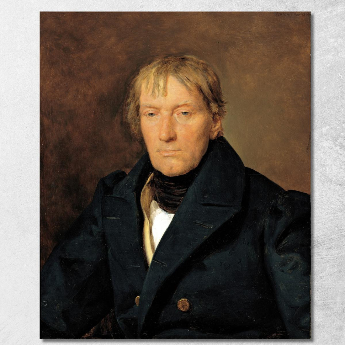 L'Incisore François Haury Ferdinand Georg Waldmüller fgw32 quadro stampato su tela