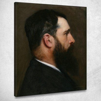 Claude Monet John Singer Sargent jss47 quadro stampato su tela