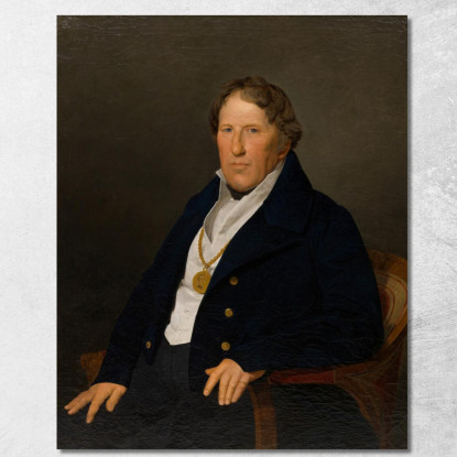 Il Maestro Di Nave Mathias Feldmüller Ferdinand Georg Waldmüller fgw34 quadro stampato su tela