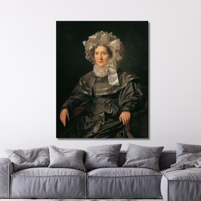 Elisabeth Waldmüller La Madre Dell'Artista Ferdinand Georg Waldmüller fgw52 quadro stampato su tela