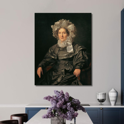 Elisabeth Waldmüller La Madre Dell'Artista Ferdinand Georg Waldmüller fgw52 quadro stampato su tela