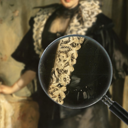 Constance Wynne-Roberts La Signora Ernest Hills Di Redleaf John Singer Sargent jss49 quadro stampato su tela