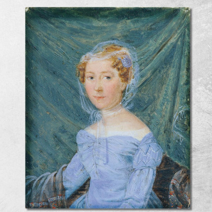 Signora Theresia Rupprecht Ferdinand Georg Waldmüller fgw57 quadro stampato su tela