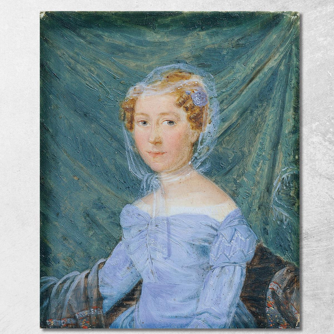 Signora Theresia Rupprecht Ferdinand Georg Waldmüller fgw57 quadro stampato su tela