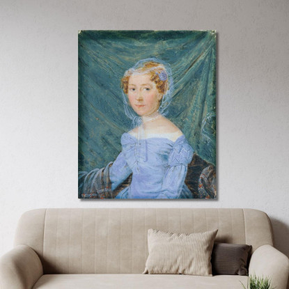 Signora Theresia Rupprecht Ferdinand Georg Waldmüller fgw57 quadro stampato su tela