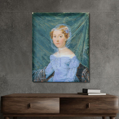 Signora Theresia Rupprecht Ferdinand Georg Waldmüller fgw57 quadro stampato su tela