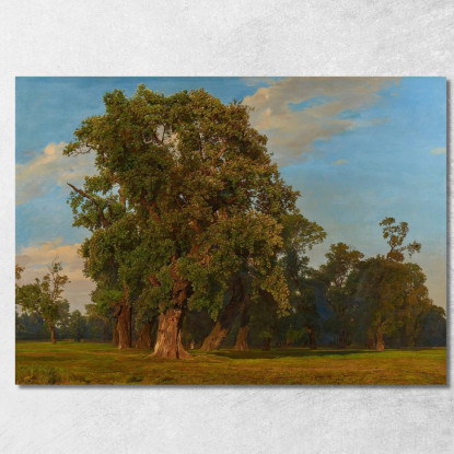 Grande Paesaggio Paterno Ferdinand Georg Waldmüller fgw62 quadro stampato su tela