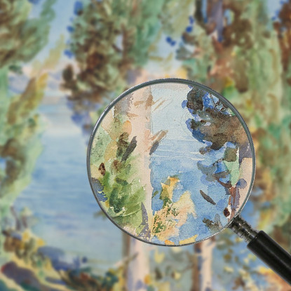 Cipressi Di Corfù John Singer Sargent jss50 quadro stampato su tela