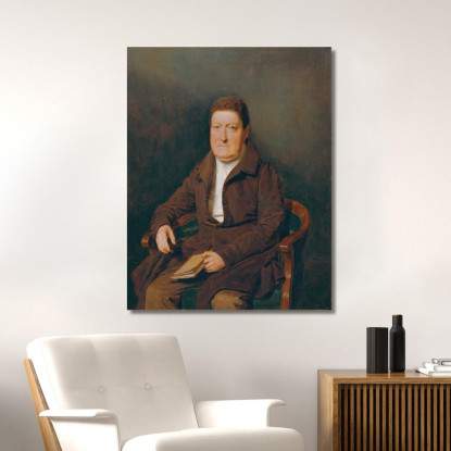 Signor Wohlleben Fratello Del Sindaco Di Vienna Stephan Edler Von Wohlleben Ferdinand Georg Waldmüller fgw67 quadro stampato su