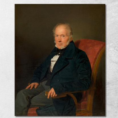 Johann Jakob Schwartz Von Mohrenstern Direttore Di Fabbrica E Privato Ferdinand Georg Waldmüller fgw68 quadro stampato su tela