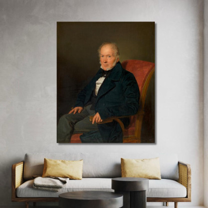 Johann Jakob Schwartz Von Mohrenstern Direttore Di Fabbrica E Privato Ferdinand Georg Waldmüller fgw68 quadro stampato su tela