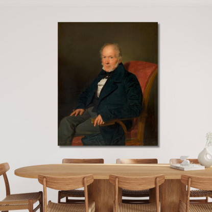Johann Jakob Schwartz Von Mohrenstern Direttore Di Fabbrica E Privato Ferdinand Georg Waldmüller fgw68 quadro stampato su tela