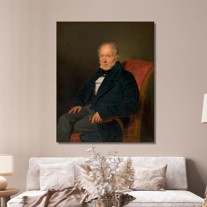Johann Jakob Schwartz Von Mohrenstern Direttore Di Fabbrica E Privato Ferdinand Georg Waldmüller fgw68 quadro stampato su tela