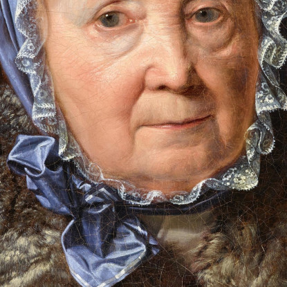 Rosina Wieser All'Età Di 83 Anni Ferdinand Georg Waldmüller fgw97 quadro stampato su tela