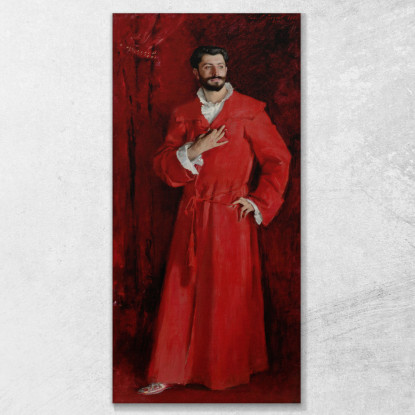 Il Dottor Pozzi A Casa John Singer Sargent jss55 quadro stampato su tela