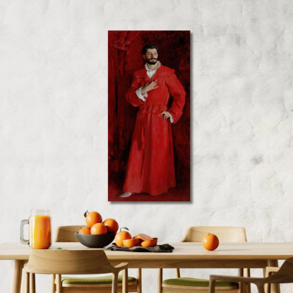 Il Dottor Pozzi A Casa John Singer Sargent jss55 quadro stampato su tela