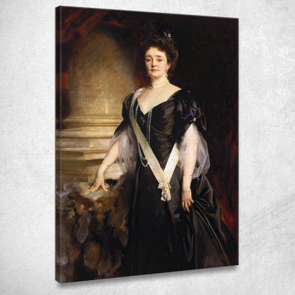 Duchessa Luisa Margherita Di Connaught 1860 1917 Nata Principessa Di Prussia. John Singer Sargent jss56 quadro stampato su tela