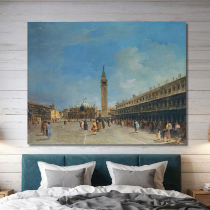 Piazza San Marco Francesco Guardi fgr16 quadro stampato su tela