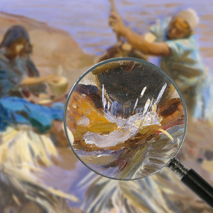 Gli Egiziani Sollevano L'Acqua Dal Nilo John Singer Sargent jss59 quadro stampato su tela