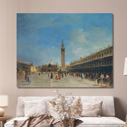 Piazza San Marco Francesco Guardi fgr16 quadro stampato su tela