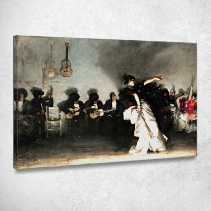 Il Casino John Singer Sargent jss60 quadro stampato su tela