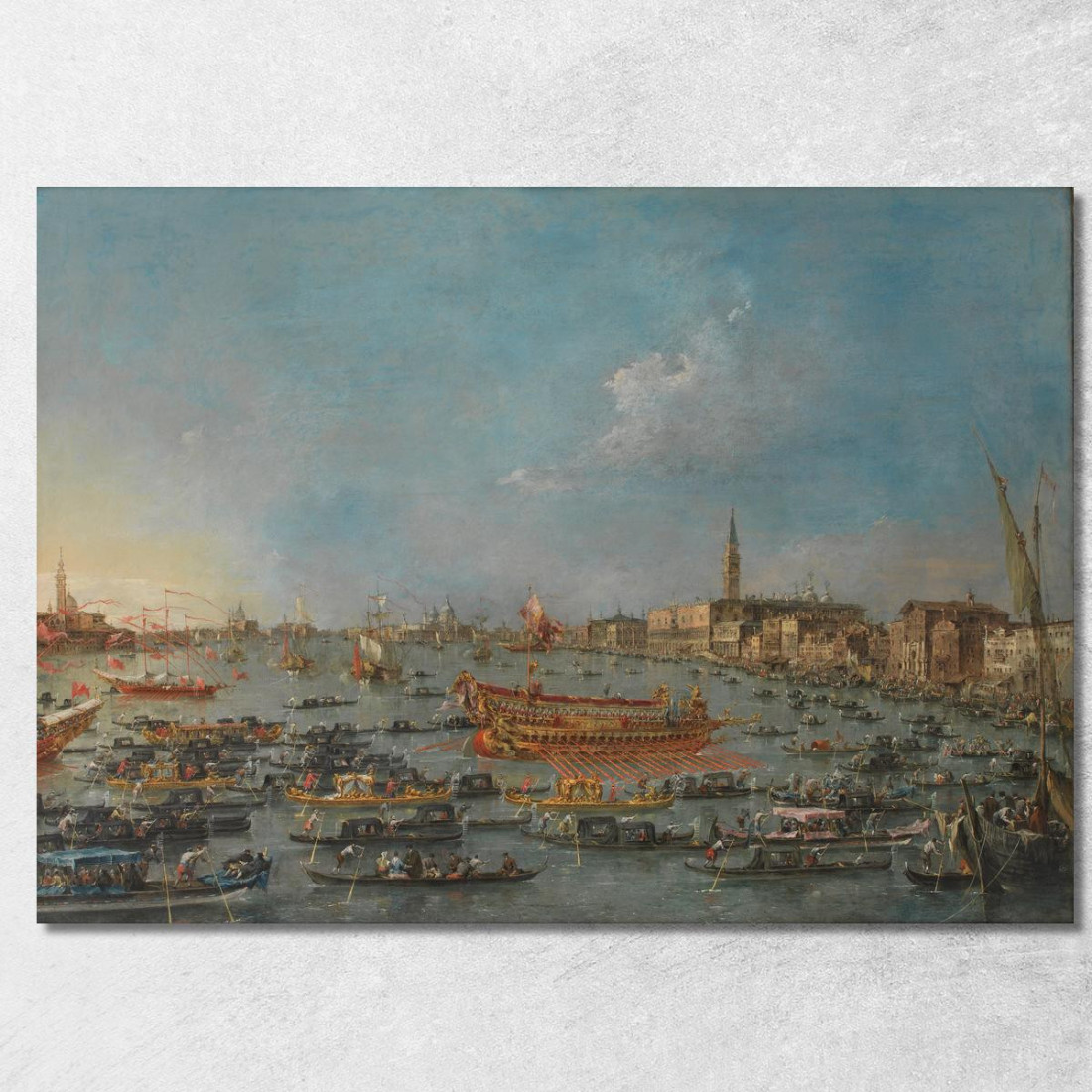 La Festa Del Bucintoro A Venezia Francesco Guardi fgr25 quadro stampato su tela