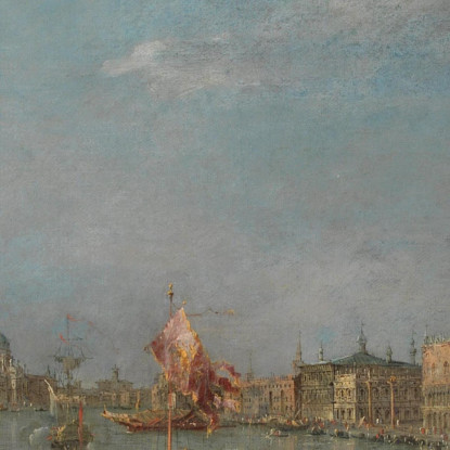 La Festa Del Bucintoro A Venezia Francesco Guardi fgr25 quadro stampato su tela