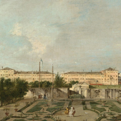 Il Giardino Di Palazzo Contarini Dal Zaffo Francesco Guardi fgr26 quadro stampato su tela