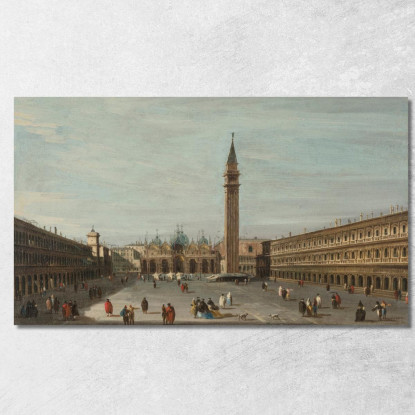 Piazza San Marco Venezia Vista Verso Est Francesco Guardi fgr32 quadro stampato su tela