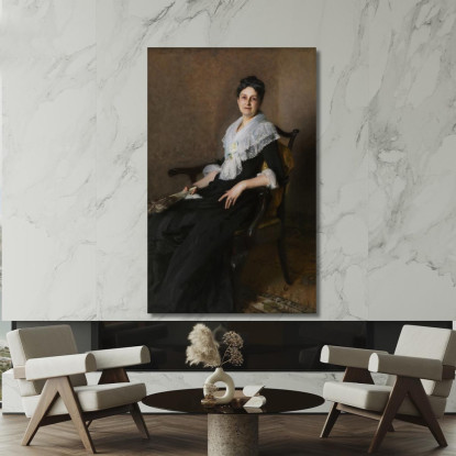 Elizabeth Allen Marquand John Singer Sargent jss63 quadro stampato su tela