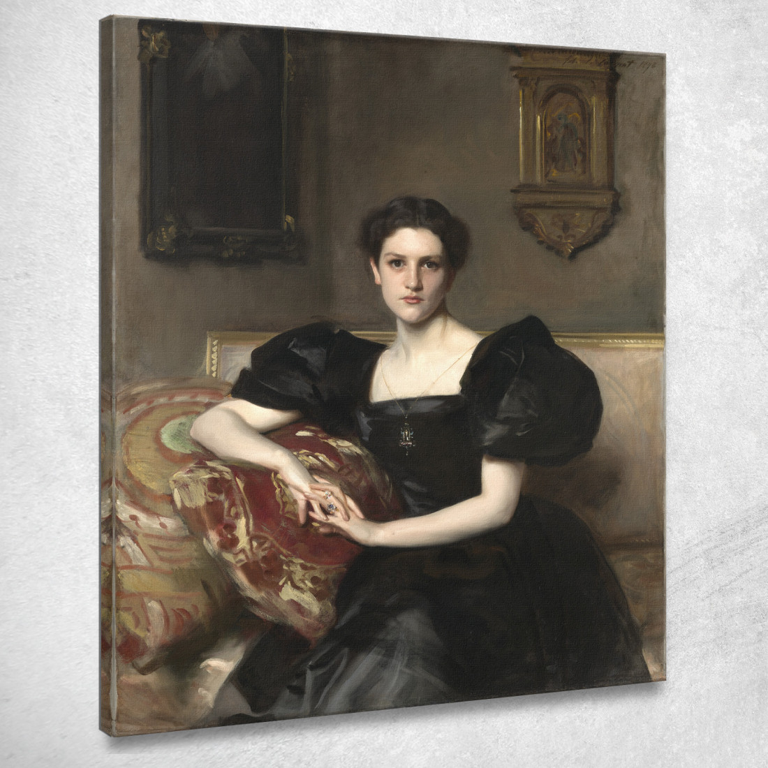 Elizabeth Winthrop Chanler John Singer Sargent jss64 quadro stampato su tela