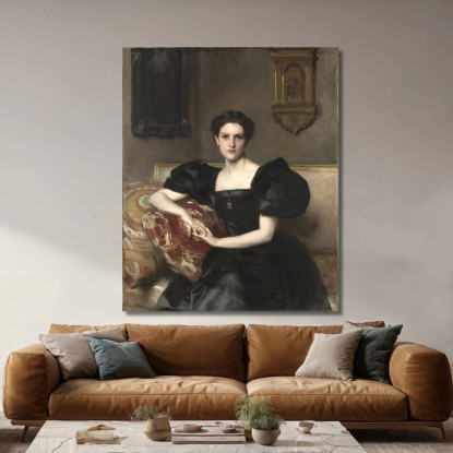 Elizabeth Winthrop Chanler John Singer Sargent jss64 quadro stampato su tela