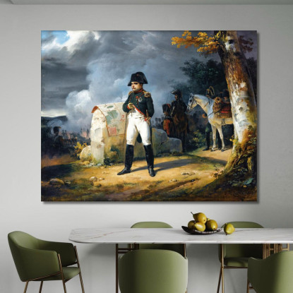 Napoleone A Charleroi Giugno 1815 Horace Vernet hvr23 quadro stampato su tela