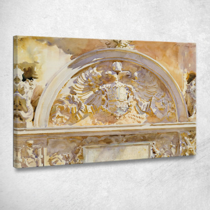 Stemma Di Carlo V Di Spagna John Singer Sargent jss71 quadro stampato su tela