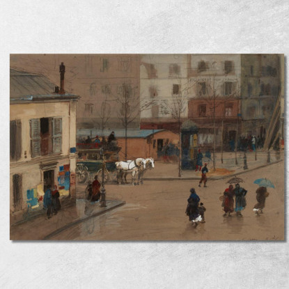 Incrocio 8 Febbraio 1871 Isidore Pils ipl6 quadro stampato su tela