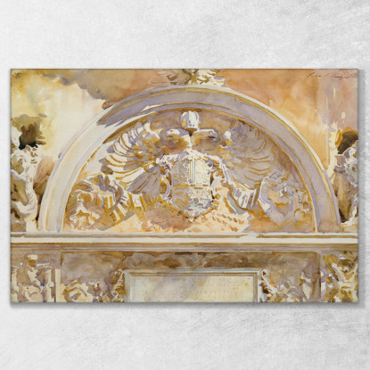 Stemma Di Carlo V Di Spagna John Singer Sargent jss71 quadro stampato su tela