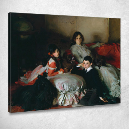 Essie Ruby E Ferdinand Wertheimer John Singer Sargent jss72 quadro stampato su tela