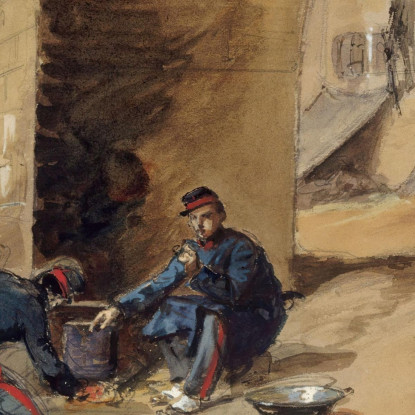 Mobili Sotto Il Viadotto Di Auteuil Isidore Pils ipl15 quadro stampato su tela