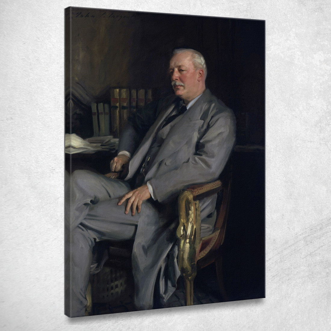 Evelyn Baring I Conte Di Cromer John Singer Sargent jss73 quadro stampato su tela