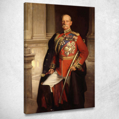 Frederick Sleigh Roberts Primo Conte Roberts John Singer Sargent jss81 quadro stampato su tela