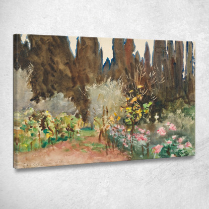 Giardini A Firenze John Singer Sargent jss86 quadro stampato su tela