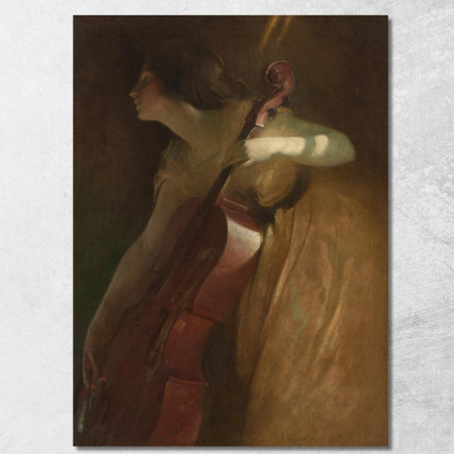 Un Raggio Di Sole John White Alexander jwa1 quadro stampato su tela