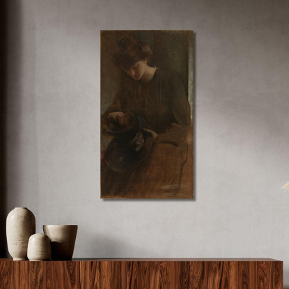 Un Lavoratore John White Alexander jwa2 quadro stampato su tela