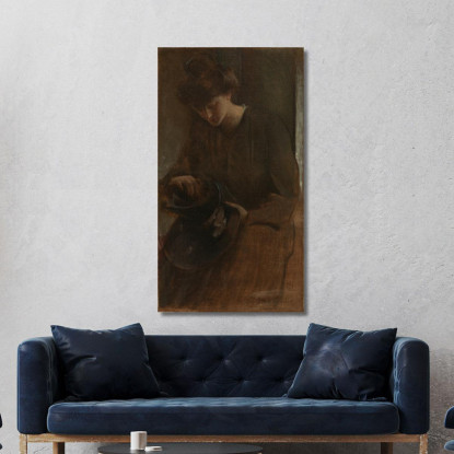 Un Lavoratore John White Alexander jwa2 quadro stampato su tela